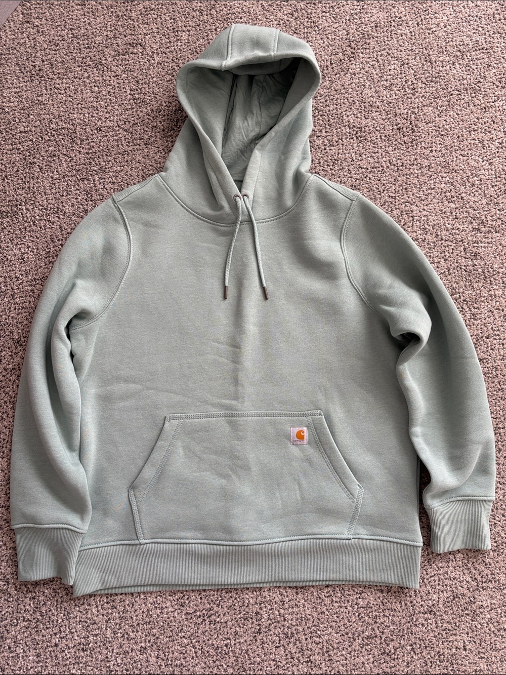 Carhartt Sage Green Hooded Pullover Sweatshirt - Picture 3 of 6